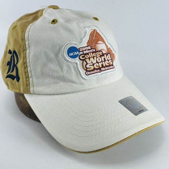 2008 Mens College World Series Hat Cap Rice Owls Logo NCAA Strapback Baseball - Picture 1 of 12
